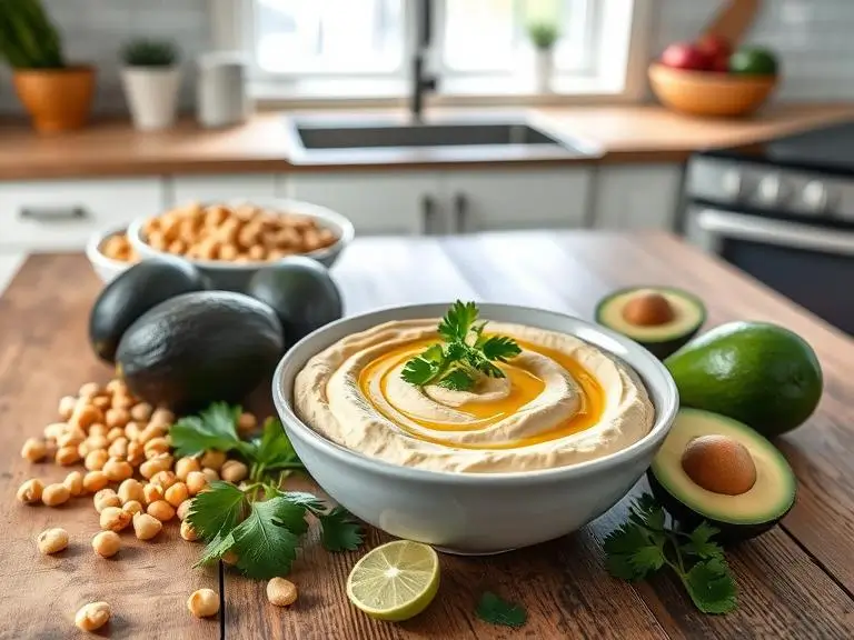 Avocado Hummus Recipe, avocado hummus, avocado and hummus, avocado and hummus recipe