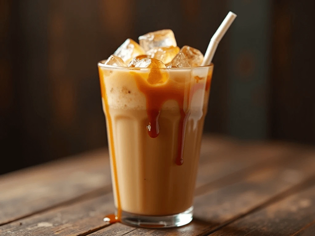 how to make caramel iced coffee, how do you make caramel iced coffee, how to make an iced caramel coffee, how do you make a caramel iced coffee