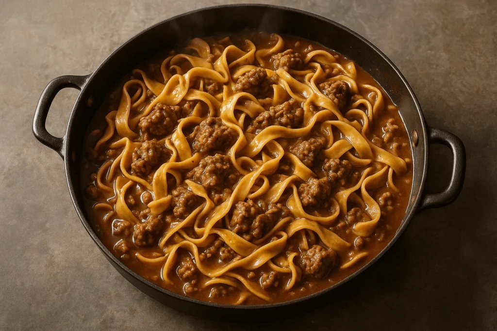 Toss gently until noodles are fully